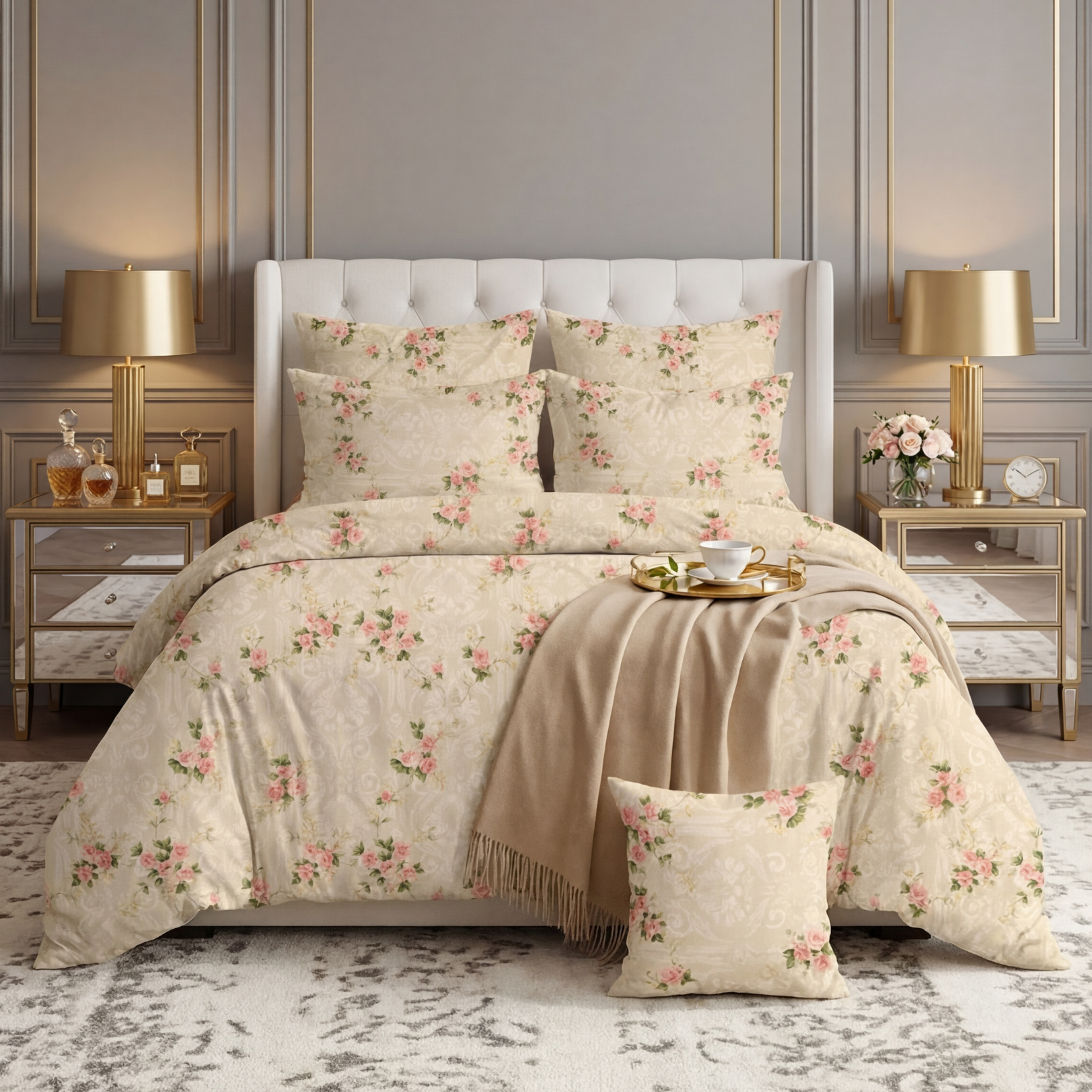 ZIGMA Comforter Set- 7 Pcs