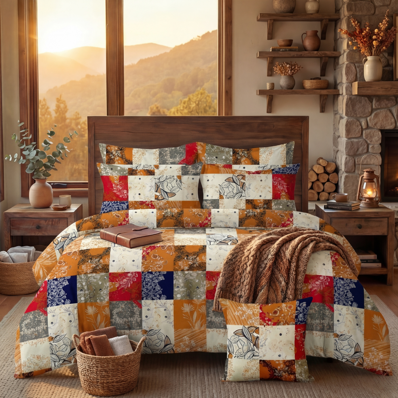 AMEL Comforter Set- 7 Pcs