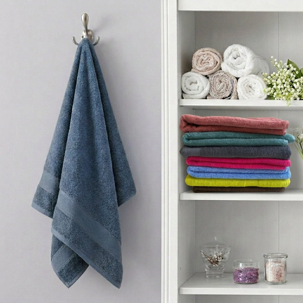 Premium Cotton Bath Towel – Soft, Absorbent & Durable