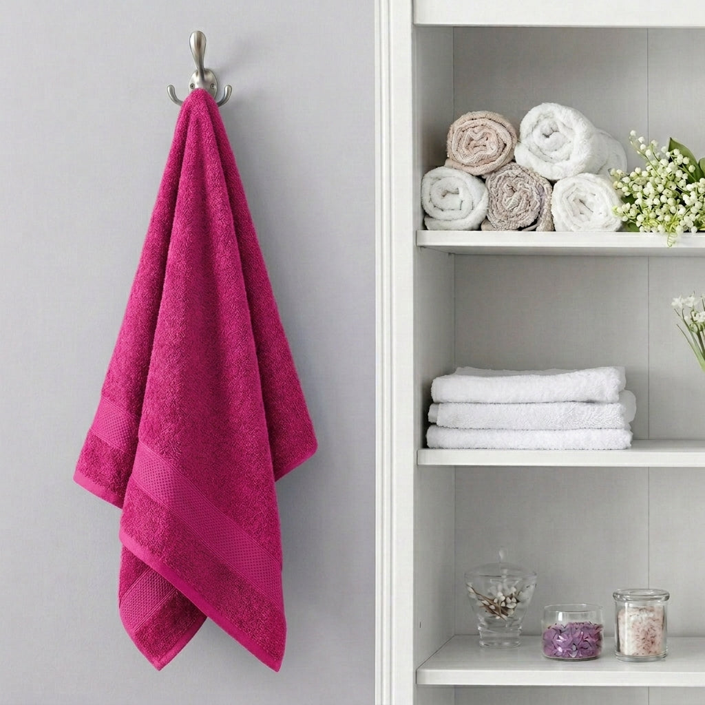 Premium Cotton Bath Towel – Soft, Absorbent & Durable