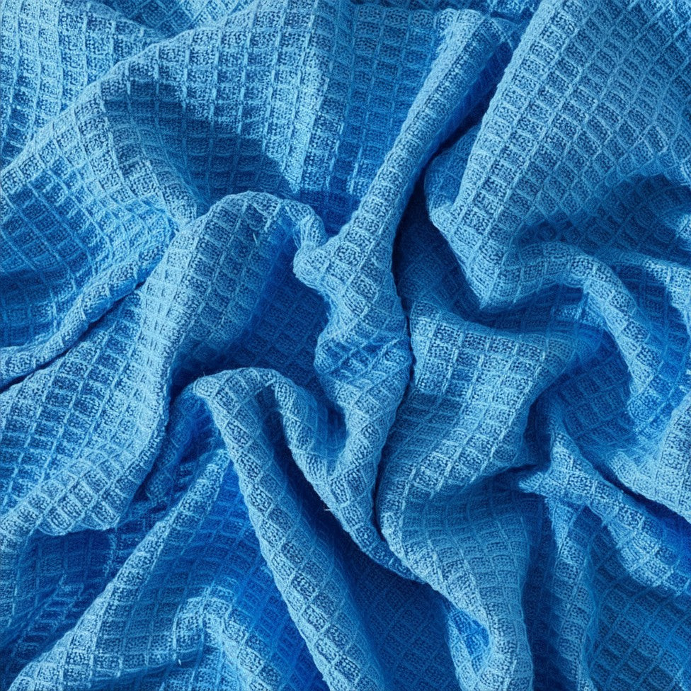Thermal Blanket Waffle Knit-Sonic Blue